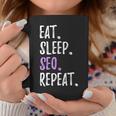 Eat Sleep Seo Repeat Search Engine Optimization Coffee Mug Unique Gifts