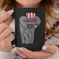 Elephant American Flag Usa 4Th Of July Fourth Patriot Animal Coffee Mug Unique Gifts
