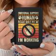 Emotional-Support Human Halloween Costume Do Not Pet Me Coffee Mug Unique Gifts