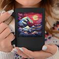Ephemeral Great Wave Brilliance Japanese Blossom Waltz Coffee Mug Unique Gifts