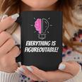 Everything Is Figureoutable Positivity Motivational Quote Coffee Mug Funny Gifts