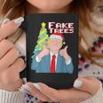 Fake Trees Us President Donald Trump Ugly Christmas Sweater Coffee Mug Unique Gifts