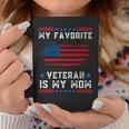 My Favorite Veteran Is My Mom Us Flag Veteran Proud Mother Coffee Mug Personalized Gifts