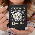 My Favorite Volleyball Player Calls Me Auntie Coffee Mug Unique Gifts