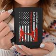 Firefighter Husband Dad Vintage Usa Flag American Fathers Gift For Womens Gift For Women Coffee Mug Unique Gifts