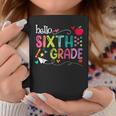 First Day Of Sixth Grade Teacher Welcome Back To School Coffee Mug Funny Gifts