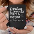 Freedom Fireworks Stars And Stripes America Family Sparklers Freedom Funny Gifts Coffee Mug Unique Gifts