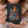 French Bulldog Witch Hat Halloween Costume Dog Lover Puppy Coffee Mug Unique Gifts