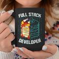 Full Stack Developer Pancake Web Coder Programmer Coffee Mug Unique Gifts