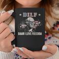 Funny 4Th Of July Dilf Damn I Love Freedom Usa Flag Men Gift For Mens Coffee Mug Unique Gifts
