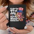 Funny 4Th Of July Hot Dog Wiener Comes Out Adult Humor Gift Humor Funny Gifts Coffee Mug Unique Gifts