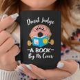 Bookworm Teacher Librarian Reading Donut Pun Literacy Coffee Mug Unique Gifts