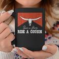 Bull Western Save A Horse Ride A Cousin Coffee Mug Personalized Gifts