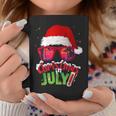 Funny Christmas In July Summer Santa Sunglasses Xmas Summer Funny Gifts Coffee Mug Unique Gifts