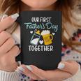 Funny Dad And Son Our First Fathers Day Together 2023 Baby Coffee Mug Funny Gifts