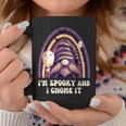 Funny Gnome Im Spooky And I Gnome It Halloween Graphic IT Funny Gifts Coffee Mug Unique Gifts