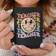 Funny Hippie Face Teacher Back To School Teachers Day  Coffee Mug Personalized Gifts