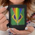 Funny Lgbt Gay Pride Rainbow Brazil Flag Brazilian Coffee Mug Unique Gifts