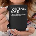 Funny Paintball Dad Definition Paintballing Coffee Mug Funny Gifts