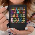 Funny Retro I Survived Reading Banned Books And Got Smarter Coffee Mug Unique Gifts