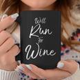 Funny Running Quote For Runners Cute Gift Will Run For Wine Wine Funny Gifts Coffee Mug Unique Gifts