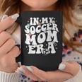 Vintage In My Soccer Mom Era Football Mama Groovy Life Coffee Mug Funny Gifts