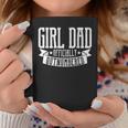 Girl Dad Officially Outnumbered Funny Dad Of Girls Daddy Coffee Mug Funny Gifts