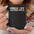 Girls Love My Autism Swag Funny Autistic Boy Gifts Awareness Coffee Mug Unique Gifts