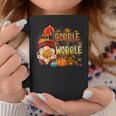 Gobble Till You Wobble Thanksgiving Gnome Pumpkin Coffee Mug Funny Gifts