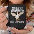 God Gives His Toughest Battles To His Silliest Goose Coffee Mug Unique Gifts