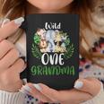 Grandma Of The Wild One Zoo Birthday Safari Jungle Animal Coffee Mug Funny Gifts