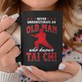 Grandpa Never Underestimate An Old Man Who Knows Tai Chi Coffee Mug Funny Gifts