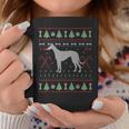 Greyhound Ugly Sweater Christmas Dog Lover Coffee Mug Unique Gifts