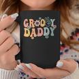 Groovy Daddy Retro Dad Matching Family 1St Birthday Party Coffee Mug Funny Gifts