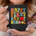 Groovy Happy First Day Of School Back To School Teachers Coffee Mug Funny Gifts