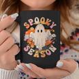 Groovy Spooky Season Ghost Flower Halloween Costume Girls Coffee Mug Unique Gifts