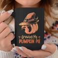 Growing My Pumpkin Pie Thanksgiving Pregnancy Announcement Thanksgiving Pregnancy Announcement Coffee Mug Unique Gifts