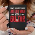 Guitar Player Never Underestimate An Old Man With A Guitar Coffee Mug Personalized Gifts