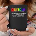 Guncle - Gift For Gay Uncle Lgbt Pride Coffee Mug Unique Gifts