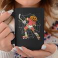 Halloween Pumpkin Scary Ice Hockey Sport Costume Skater Coffee Mug Unique Gifts