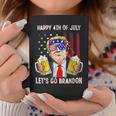 Happy 4Th Of July Lets Go Beer Brandon Trump Beer America Coffee Mug Unique Gifts