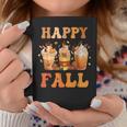 Happy Fall Y'all Autumn Halloween Pumpkin Spice Latte Coffee Mug Unique Gifts