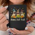 Happy Fall Yall Pug Leopard Pumpkin Halloween Halloween Coffee Mug Unique Gifts