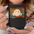 Happy First Day Of School Smile Face Back To School Teachers Coffee Mug Funny Gifts