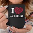 I Heart Jacqueline First Name I Love Jacqueline Personalized Coffee Mug Unique Gifts
