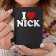 I Heart Nick First Name I Love Nick Personalized Stuff Coffee Mug Personalized Gifts
