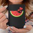 Hello Summer Hearts Watermelon Design Fruit Watermelon Lover Coffee Mug Funny Gifts