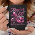 High Heels Stepping Into My 50Th Birthday 50 And Fabulous Coffee Mug Funny Gifts