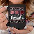 Ho Ho Dachshund Santa Ugly Christmas Sweater Dog Owner Pj Coffee Mug Funny Gifts