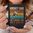 Hockey Dad Like A Normal Dad Only Cooler Fathers Day Coffee Mug Funny Gifts